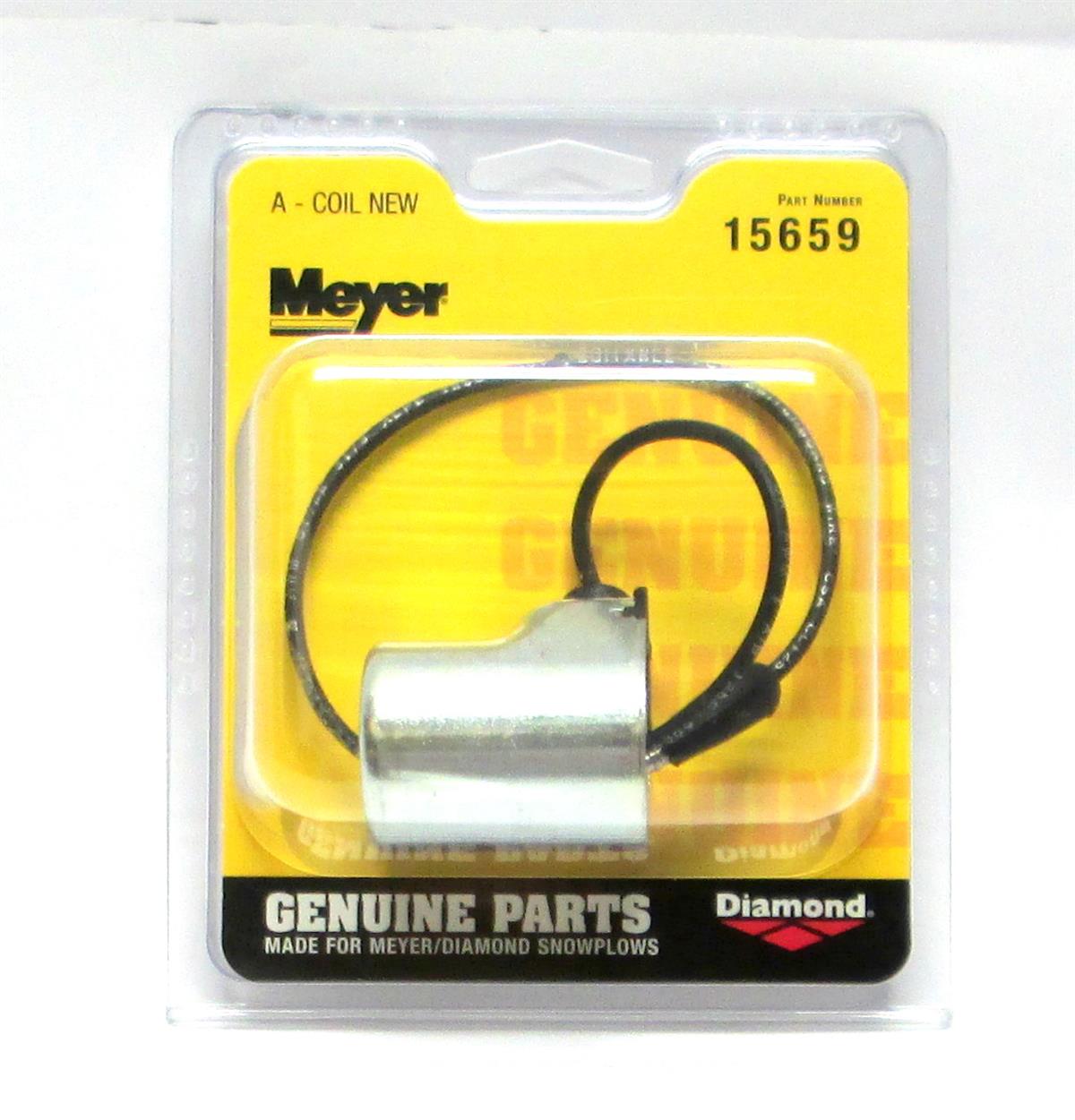 ACoil Lower Solenoid Coil and Cover Meyer Snow Plow Application